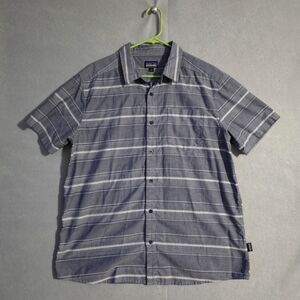 Patagonia Mens Fezman Button Up Short Sleeve Shirt 53964 Size Large